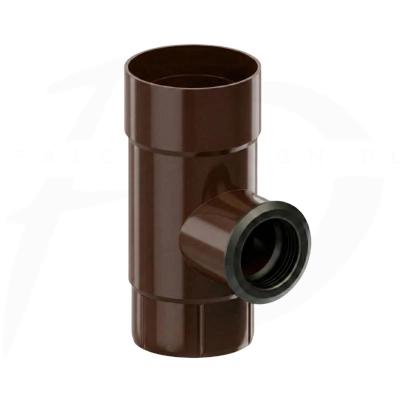 Łapacz deszczówki PVC ⌀ 90 firmy KROP kolor jasny brąz